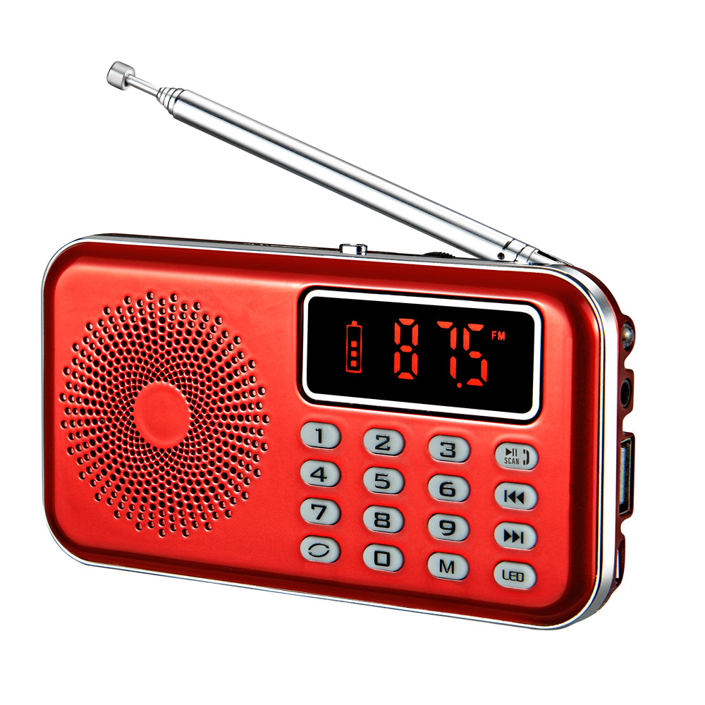 Dual Bands Y-619 FM-AM-BT portable rechargeable FM AM Digital